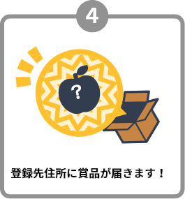 賞品を受け取る